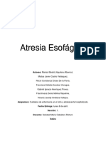 TPE Atresia Esofã¡gica