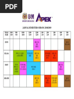 Jadual Sem 5