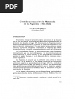 Sobre La Masoneria en La Argentina Dialnet-Consideraciones PDF