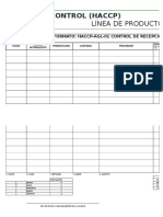 Formato Haccp-Agl-01 Recepcion de Materia Prima e Insumos