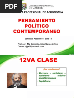 12va Clase de Pensamiento Politico Contemporaneo