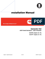 Installation Manual: Generator Set