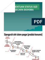 Penentuan Status Gizi Secara Biokimia