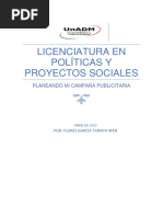 Licenciatura en Políticas y Proyectos Sociales, UnADM