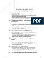 Popular Ideas About Language Learning