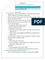 Chapter: 4.10 ATM Topic: 4.10.1 Asynchronous Transfer Mode (ATM)