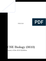 Biology IGCSE Guide