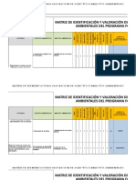 Matriz Aspectos Ambientales