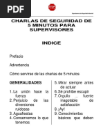 Charlas 5 Minutos Supervisores PDF