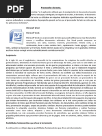 Procesador de Texto