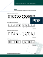 Test 1-25 Questions: Abstract Reasoning-Practice Test 1