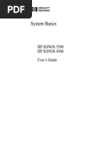 HP Sonos 5500 4500 User Guide PDF