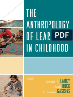 Anthropology Learning in Childhood PDF