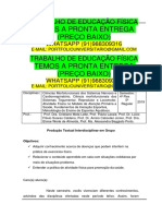 Portfólio Educação Física 4 e 5 Whatsapp 91988309316 E-Mail Portfoliouniversitario@Gmail