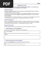 SQL Labsheet