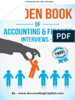 Golden Book of Accounting Finance Interviews Part I Site Version V 1.0 PDF