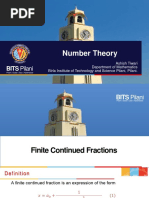 Finite Continued Fractions