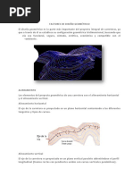 Factores de Diseño Geometrico - Alineamiento