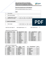 Formulir Pelacakan Kasus Leptospirosis 2019