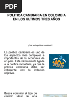 Politica Cambiaria