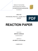 Reaction Paper