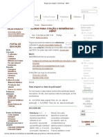 Regras para Citação e Referências - ABNT