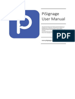 Pisignage User Guide