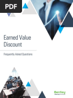 Earned Value Discount FAQ