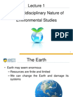 The Multidisciplinary Nature of Environmental Studies