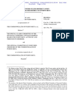 Demanda Junta de Control Fiscal (Deuda/Crisis Del País) Contra UBS/ Santander Securities/Ramirez Co. UNDERWRITERS (Incl. Emisión Bonos de Retiro)