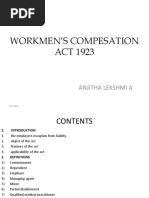 Workmen's Compesation Act 1923 Original