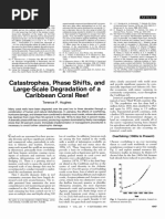 Catastrophes, Phase Shifts, and Arge-Scale Degradation of A Caribbean Coral Reef