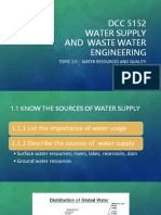 DCC 5152 Water Supply and Waste Water Engineering