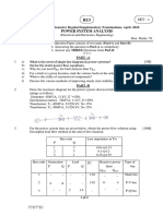 Power System Analysis April 2018