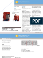 Instructions Measurements: Fanfare Wrap - Knit