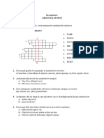 Fisă de Lucru Adjectivul Adverbul