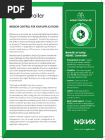 2019 01 24 Nginx Controller Load Balancer Application Delivery Datasheet