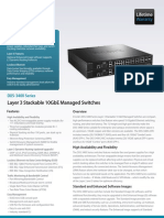 Layer 3 Stackable 10gbe Managed Switches: Dxs-3400 Series