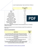 Factors of Safety