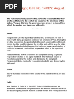 Vera vs. Rigor, G.R. No. 147377, August 10, 2007