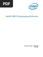 Intel SSE4 Programming Reference PDF