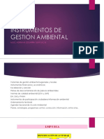 Instrumentos de Gestion Ambiental