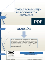 Tutorial para Manejo de Documentos Contables