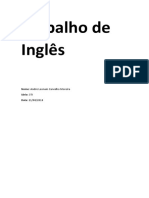 Trabalho de Inglês