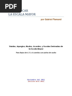 Como Tocar La Escala Mayor Por Gabriel Flamand PDF