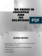 Water Crisis in Pakistan