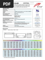 02 Ficha Tecnica Bateria Ritar 12v 70ah