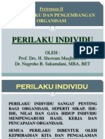 2pertemuan II - Perilaku Individu