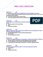 Airframes Test Questions