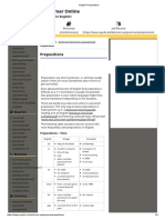 English Prepositions